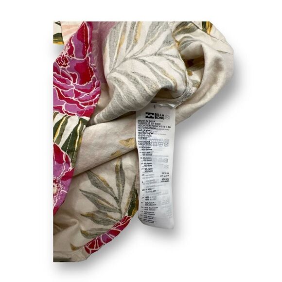 Billabong Tropical Fun For Now Romper Size Small - Picture 6 of 7